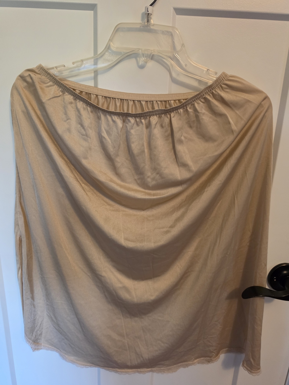 Vanity Fair Neutral Beige Slip Chemise